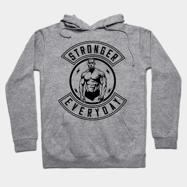 stronger Hoodie by graphicganga